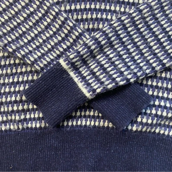 Ted BakerNavy Blue Patterned Sweater - Picture 4 of 9